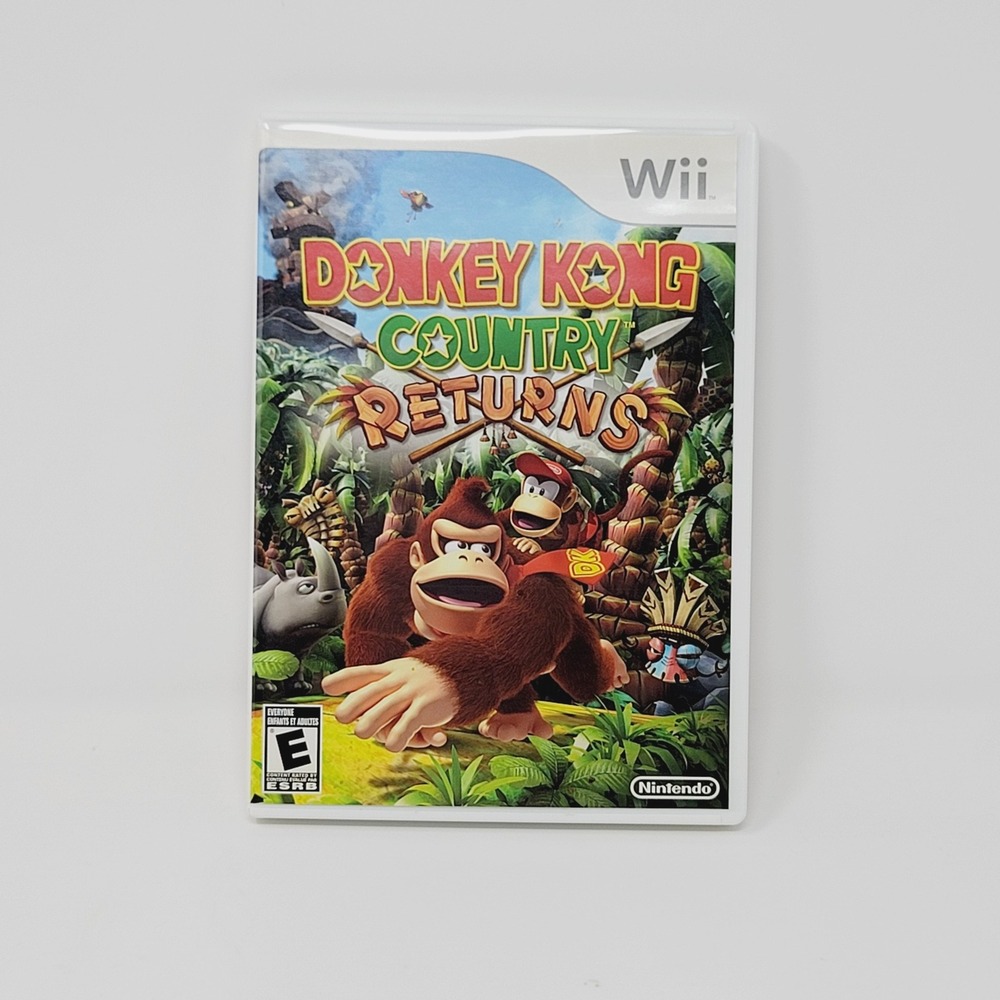 Nintendo Wii Donkey Kong Country Returns Video Game Complete In Box CIB